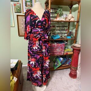 Trashy Diva Vibrant Floral Maxi Dress
